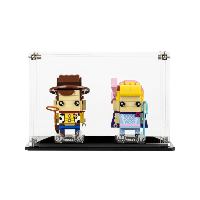 Display Case for LEGO® Brickheadz Woody & Bo Peep (40553)