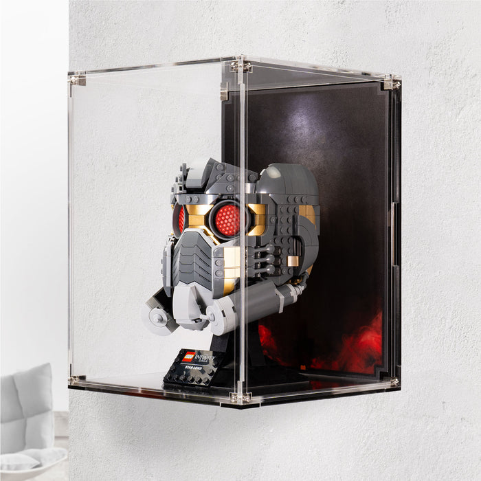 Wall Mounted Display case for LEGO® Marvel Star-Lord's Helmet (76251)