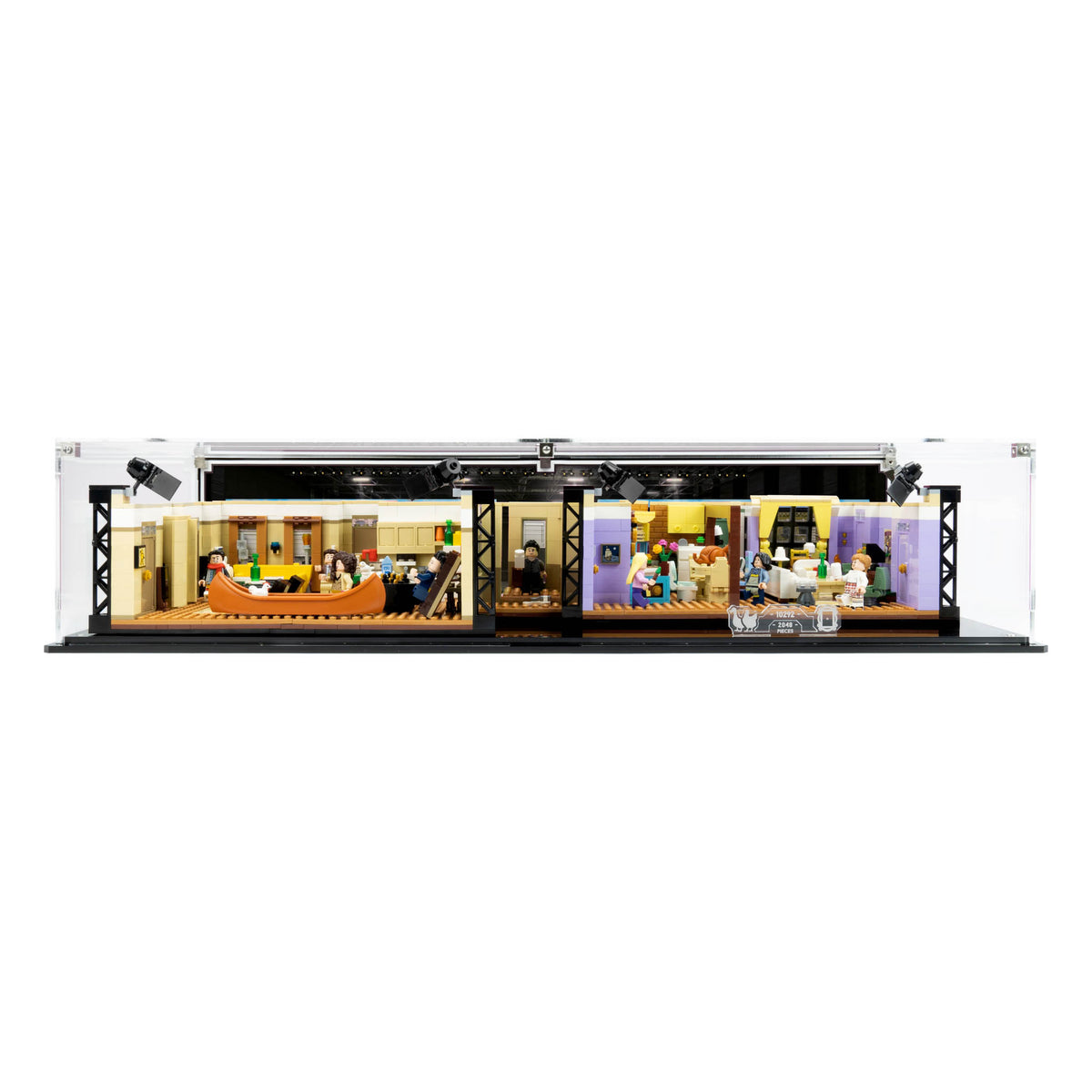 lego friends aufbewahrung Display Case For LEGO : The Friends Apartments | Friends LEGO Acrylic Clear Display Case | Choice Of Backgrounds