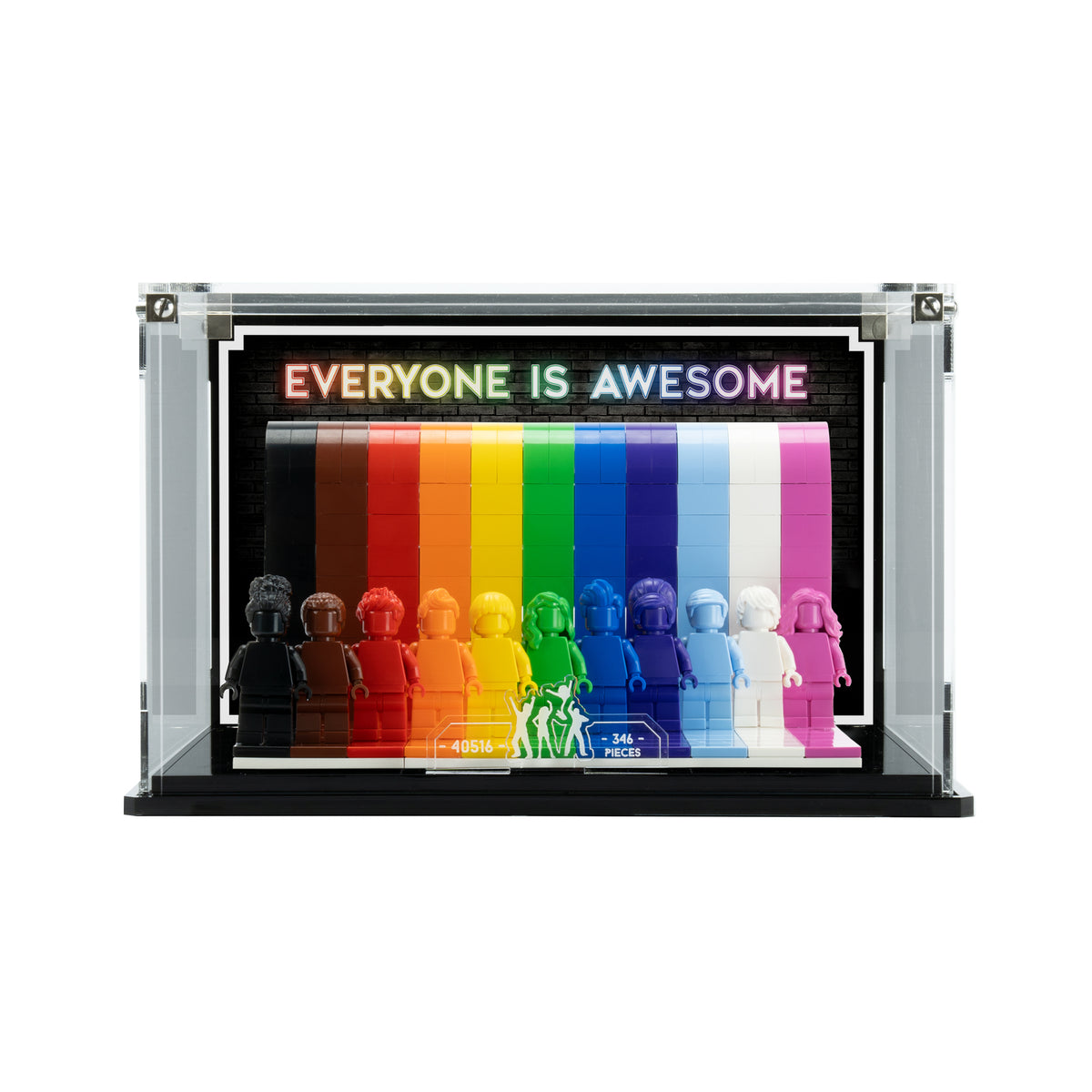 Display Case for LEGO Everyone Is Awesome 40516 — Wicked Brick