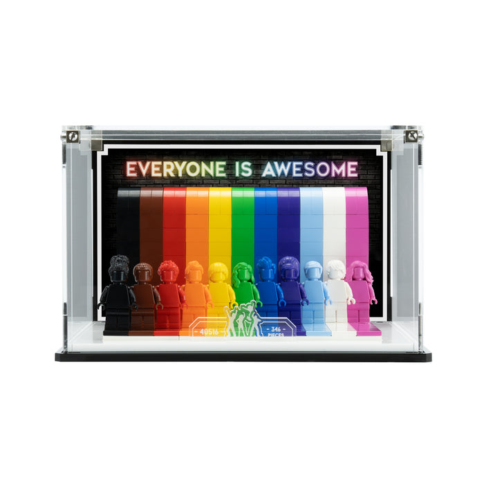 Display Case for LEGO®: Everyone Is Awesome (40516)