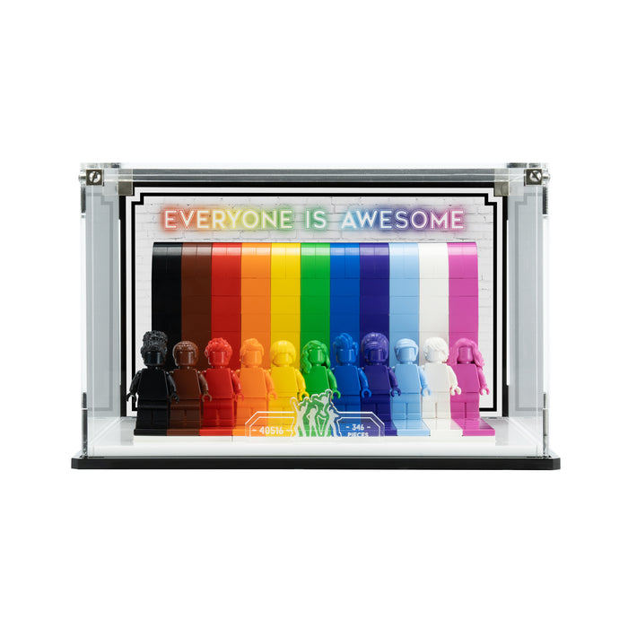 Display Case for LEGO®: Everyone Is Awesome (40516) — Wicked Brick