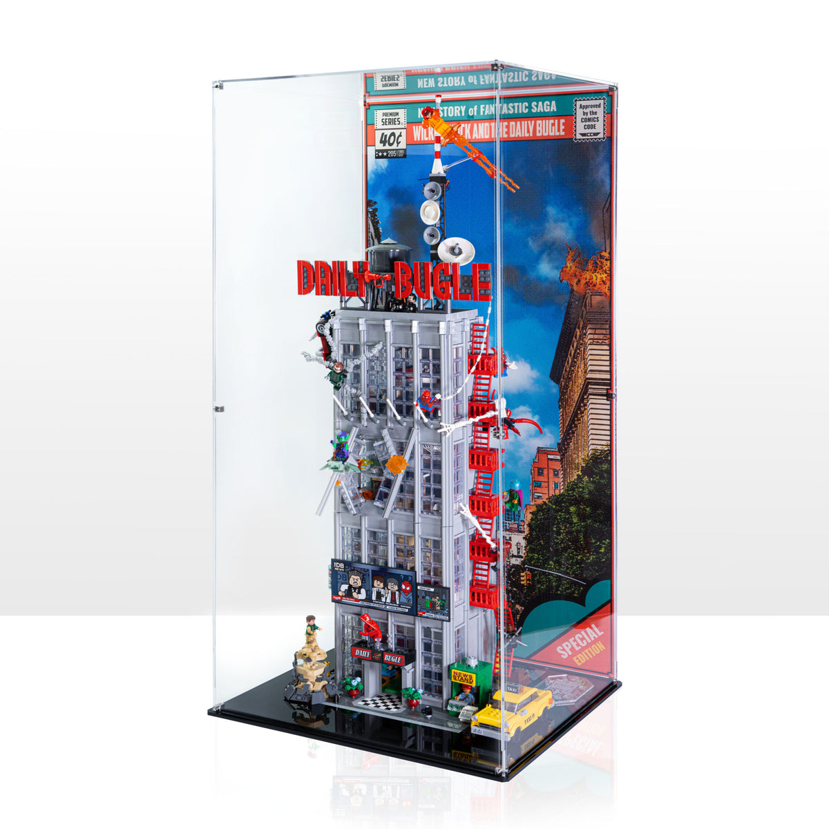 Display Case for LEGO® Marvel: Daily Bugle (76178) — Wicked Brick