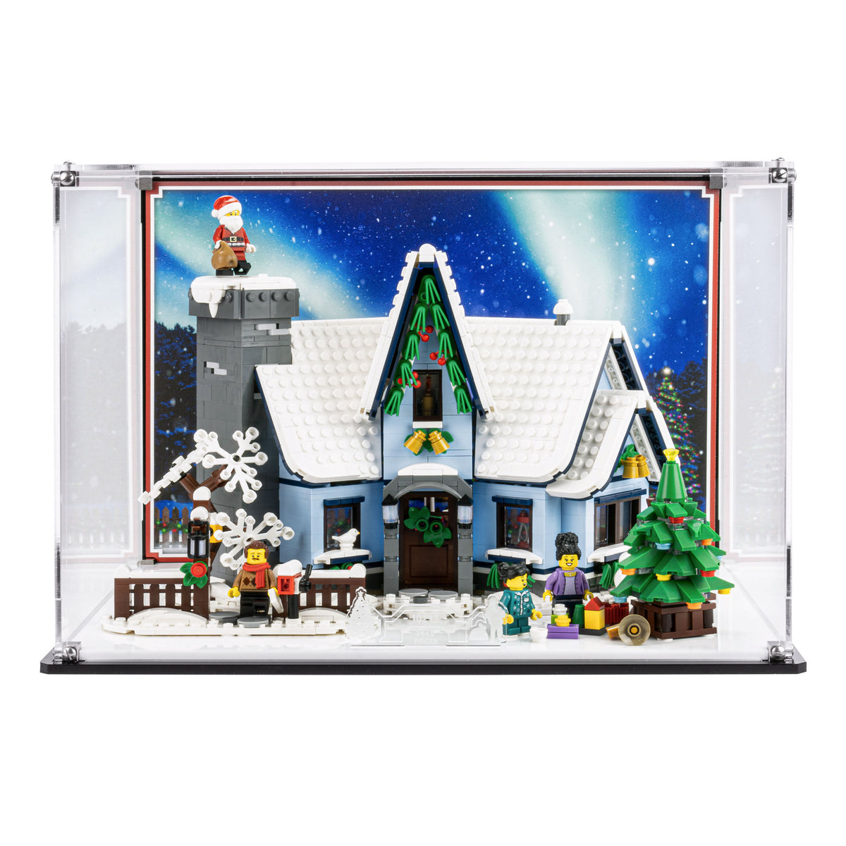 tildele Ynkelig afbalanceret Display Case for LEGO® Santa's Visit (10293) — Wicked Brick