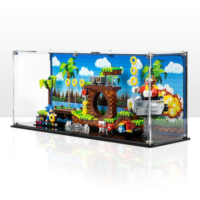 Display Case for LEGO® IDEAS: Sonic the Hedgehog™ – Green Hill Zone (21331)