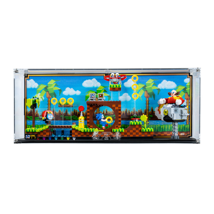 Limited Edition Wall Mounted Display Case for LEGO® IDEAS: Sonic the Hedgehog™ – Green Hill Zone (21331)