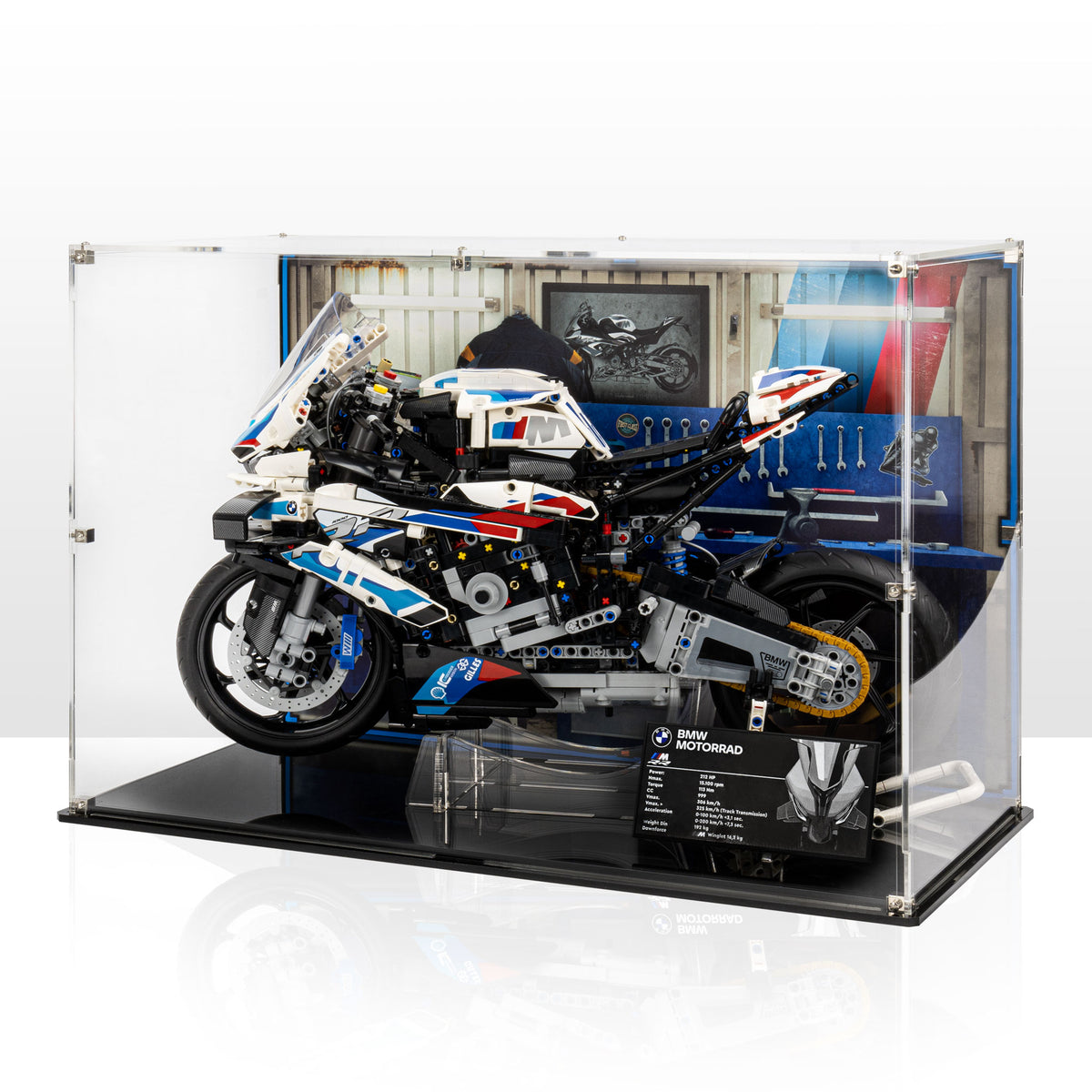 Acryl Vitrinen für Deine Lego Modelle-Lego 42130 BMW M 1000 RR