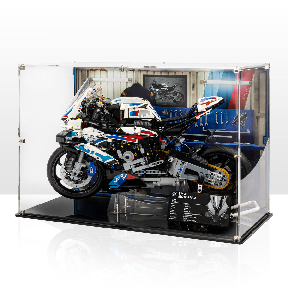 Display Case for LEGO® BMW M 1000 RR (42130) — Wicked Brick
