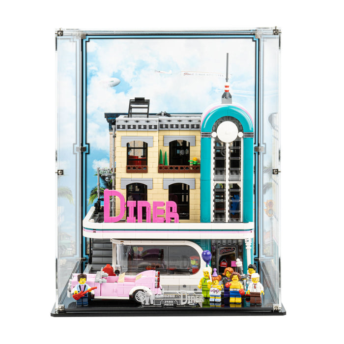 Downtown Diner Retired Lego Creator Expert Sets Display Case For