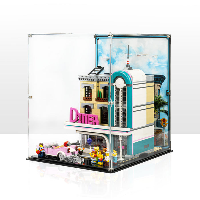 Display Case for LEGO® Downtown Diner (10260)