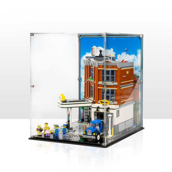 Display Case for LEGO® Corner Garage (10264)