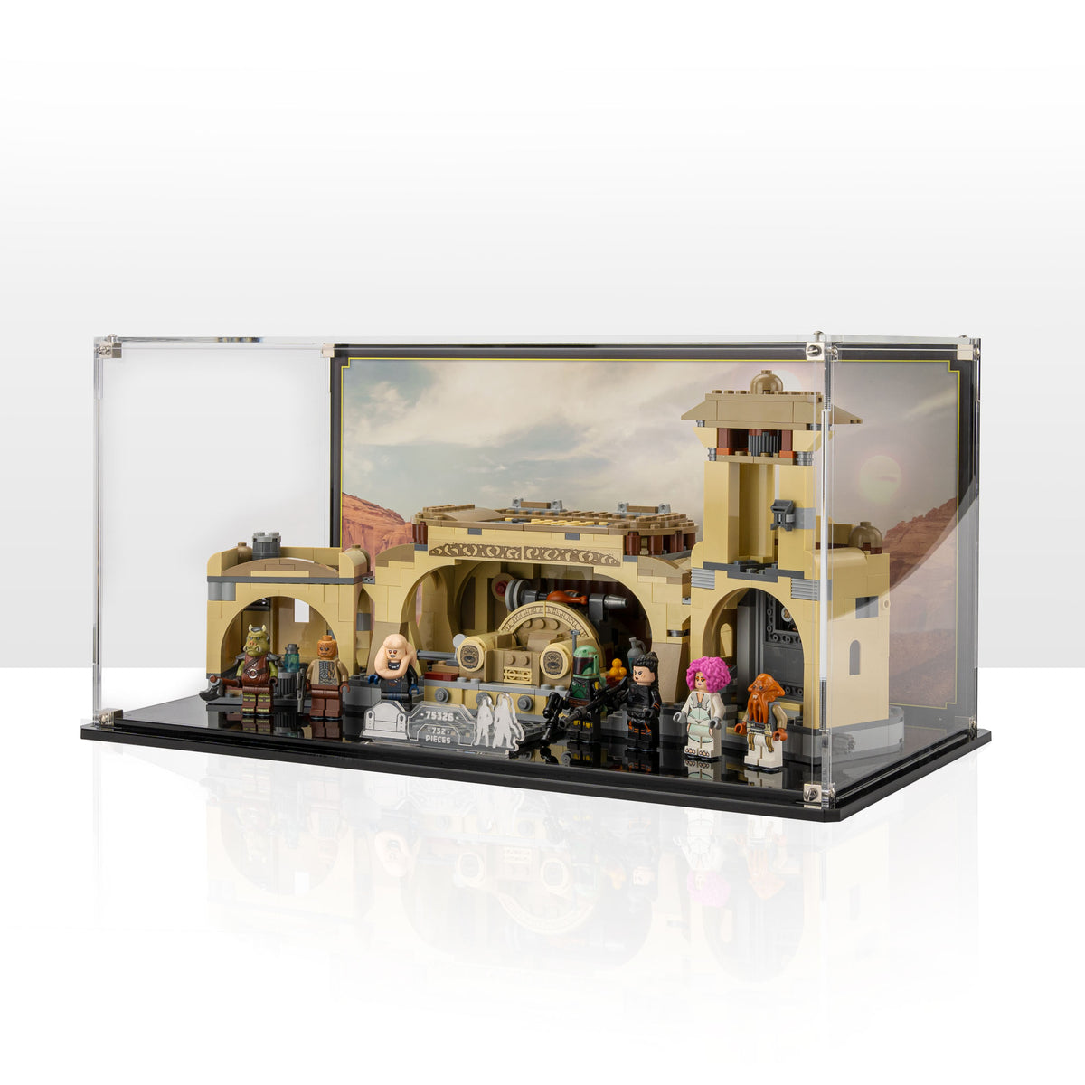 Display Case for LEGO Star Wars Boba Fett's Throne Room 75326