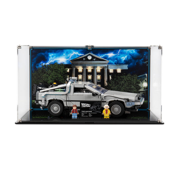 Display Case for LEGO® Back to the Future Time Machine (10300)