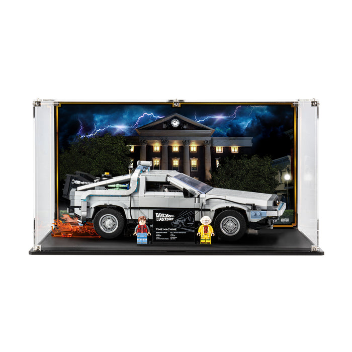 Limited Edition Display Case for LEGO® Back to the Future Time Machine (10300)