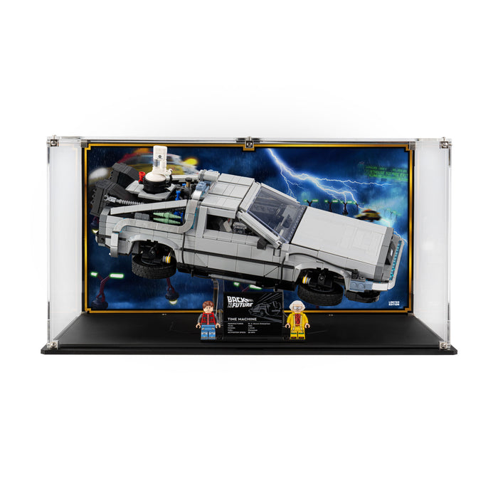 Limited Edition Display Case for LEGO® Back to the Future Time Machine (10300)