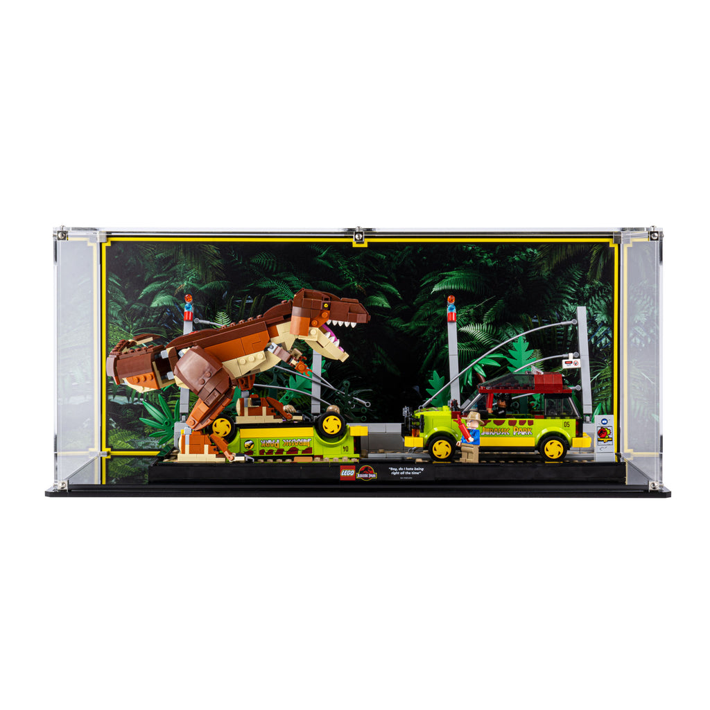 Display Case for LEGO® T. rex Breakout (76956) — Wicked Brick
