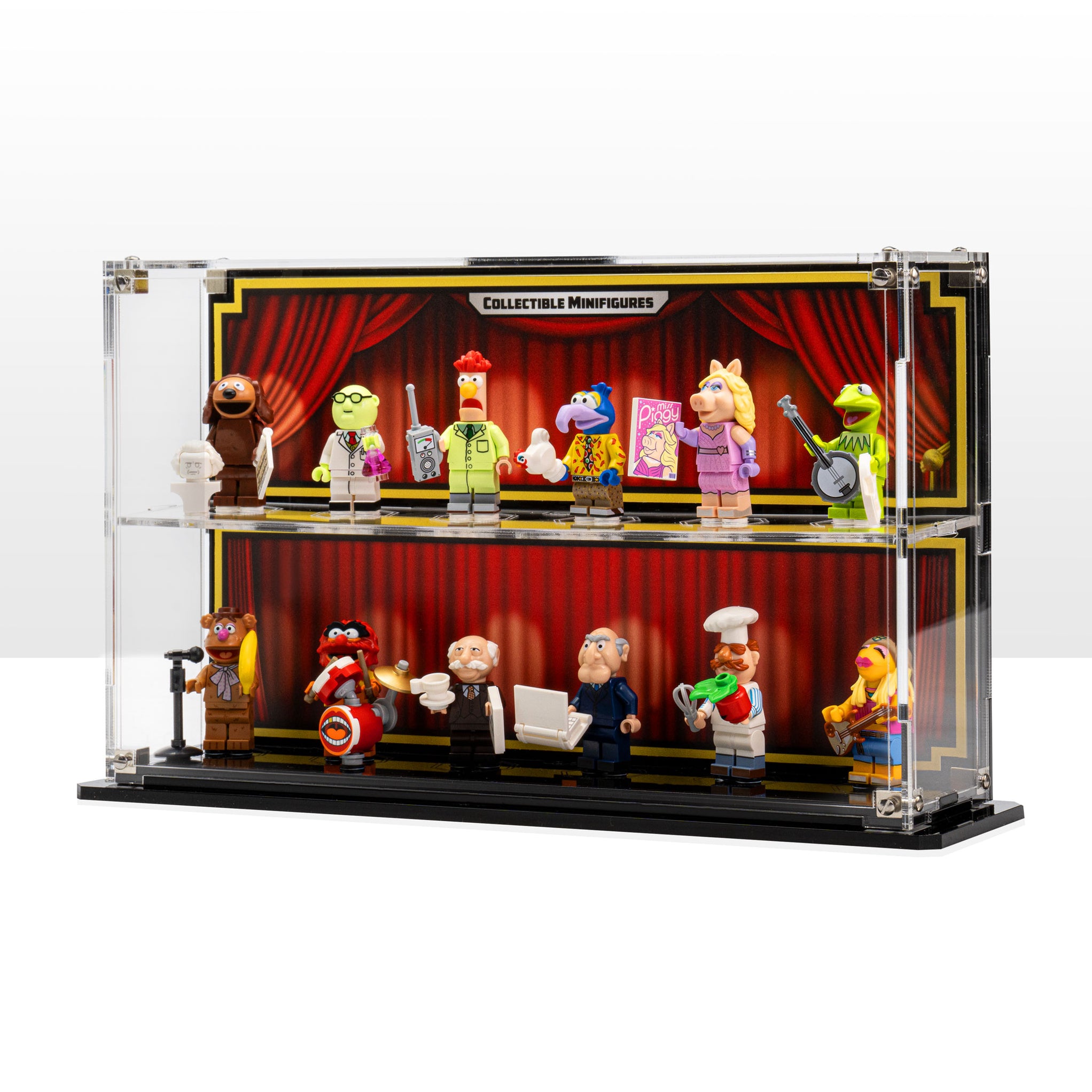 Muppet On Rack Wall Mounted Display Case for LEGO The Muppets Minifigure Series 71033 ...