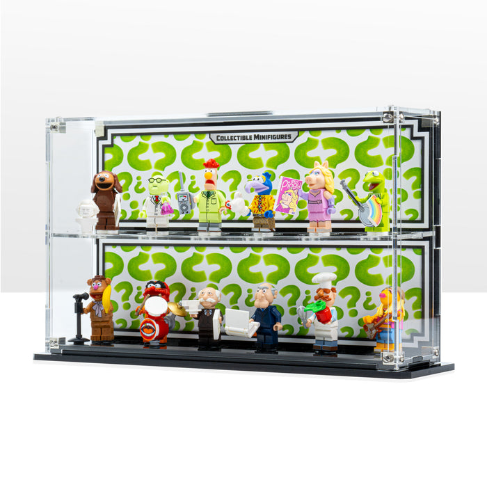 Wall Mounted Display Case for LEGO® The Muppets Collectable Minifigure Series (71033)