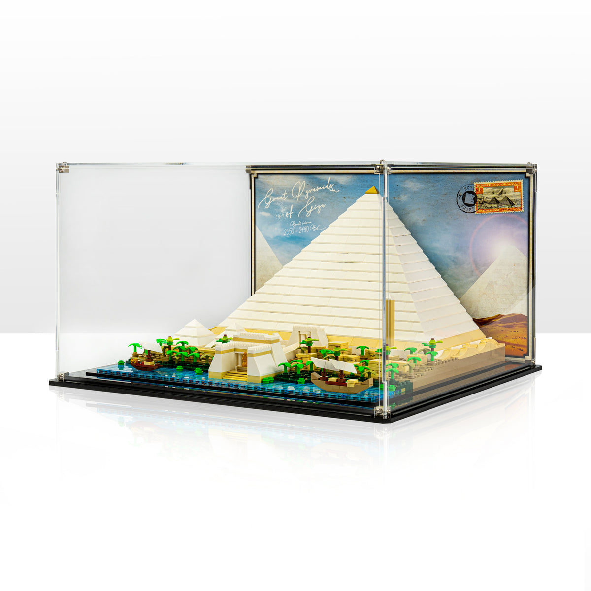 Display Case for LEGO® Architecture: Pyramid of Giza (21058