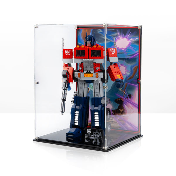 Display Case for LEGO Optimus Prime 10302 — Wicked Brick