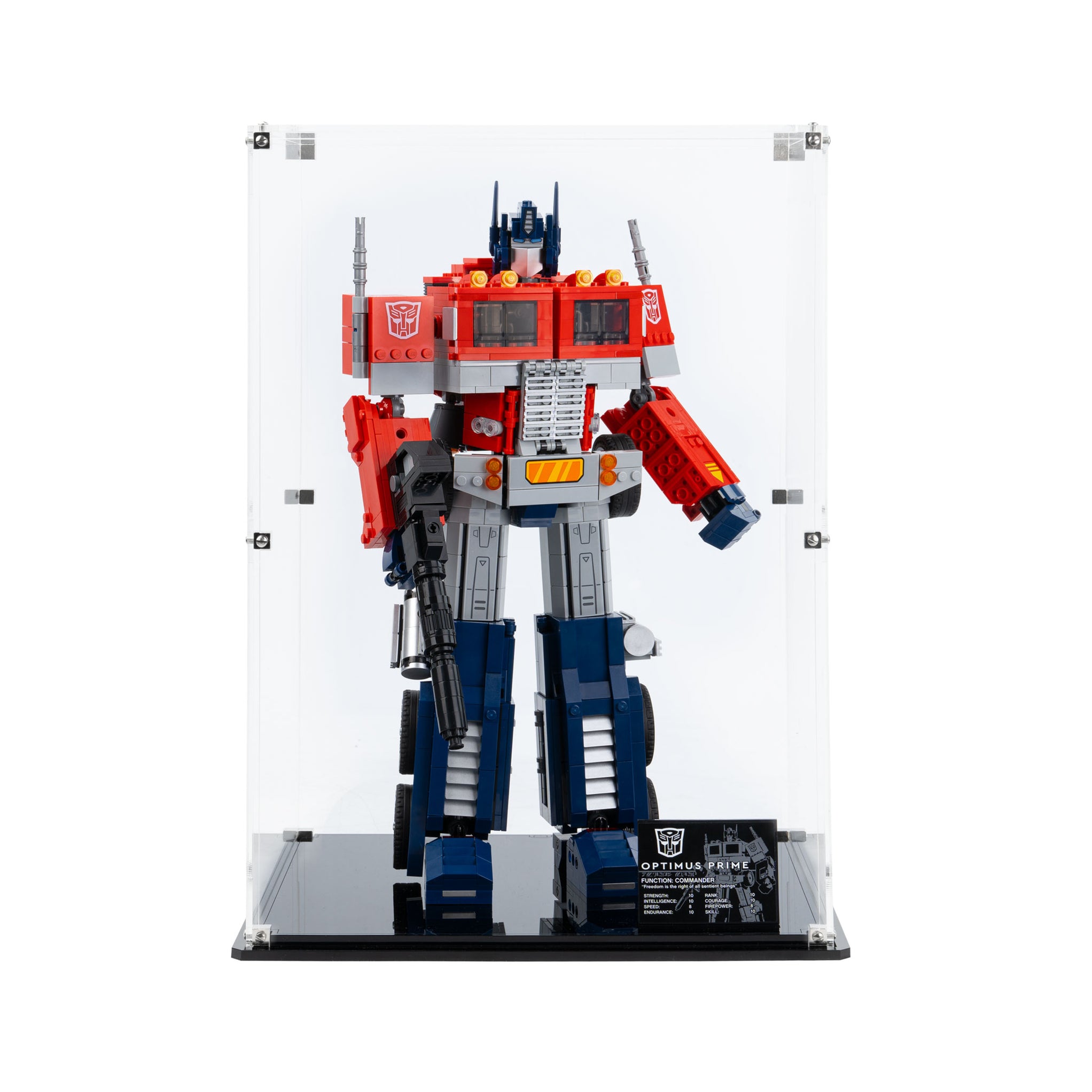 Display Case for LEGO® Optimus Prime (10302) — Wicked Brick