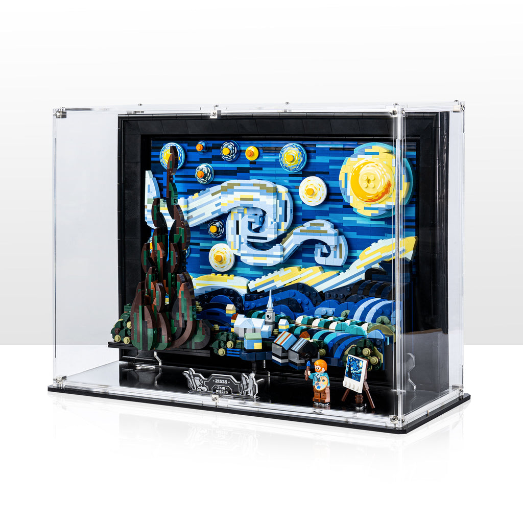 Wall Mounted Display Case for LEGO® Ideas: The Starry Night (21333) —  Wicked Brick
