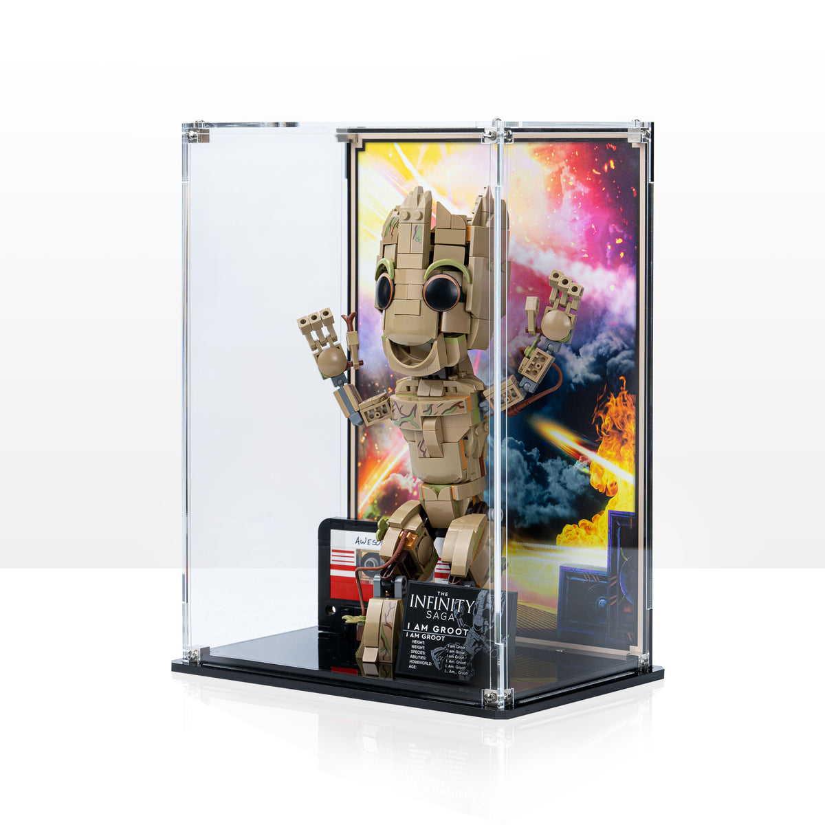 Display Case for LEGO Marvel I am Groot 76217 — Wicked Brick
