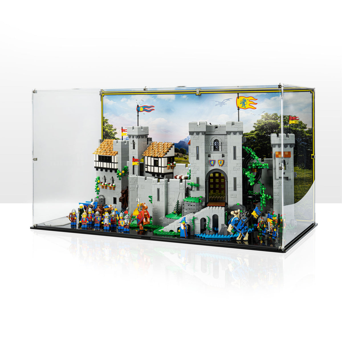 Display Case for LEGO Lion Knights' Castle 10305 — Wicked Brick