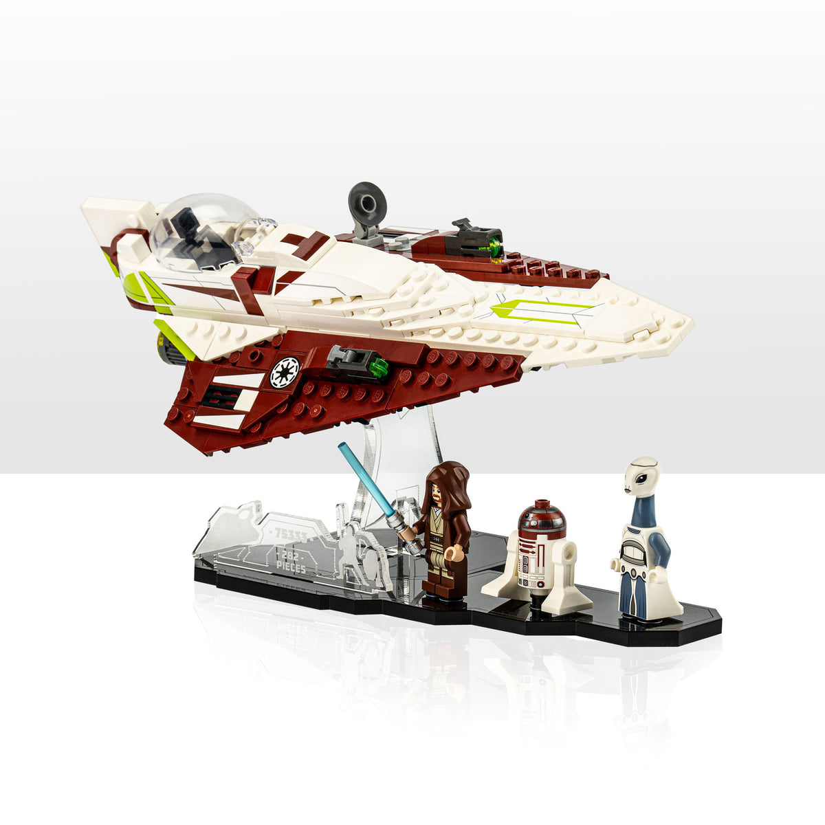 Display Stand For Lego® Star Wars Obi-Wan Kenobi'S Jedi Starfighter (7 —  Wicked Brick