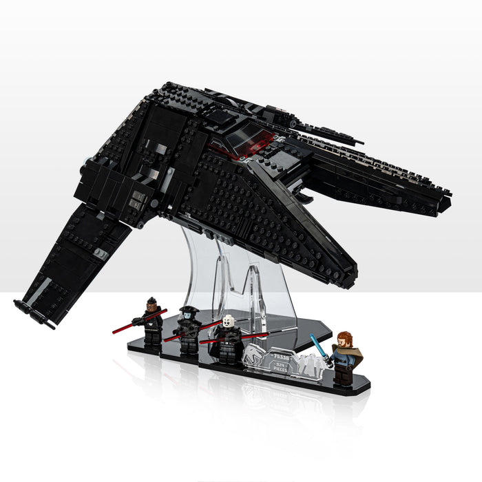 Display stand for LEGO® Star Wars™ Inquisitor Transport Scythe (75336)