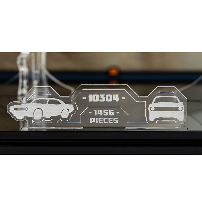 Display case for LEGO® Creator Chevrolet Camaro Z28 (10304)