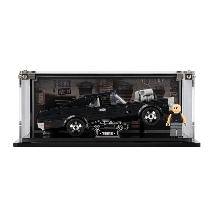 Display Case for LEGO® Speed Champions Fast & Furious 1970 Dodge Charger R/T (76912)