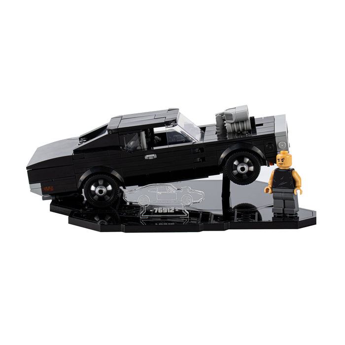 Display Stand for LEGO® Speed Champions Fast & Furious 1970 Dodge Charger R/T (76912)