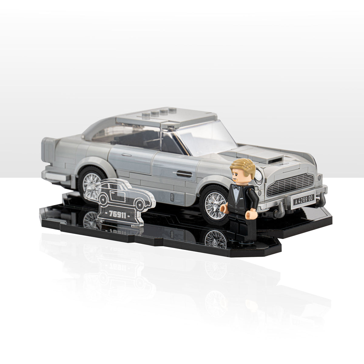Display Stand for LEGO Speed Champions Aston Martin DB5 76911