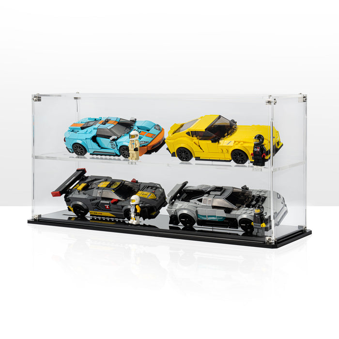 Display Case for 4x LEGO Speed Champions Cars (2x2)