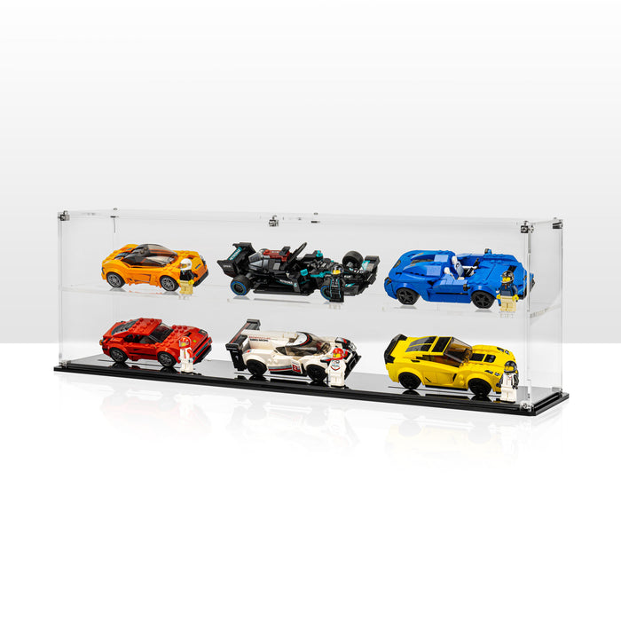 Display case for 6x LEGO® Speed Champions Cars (2x3)