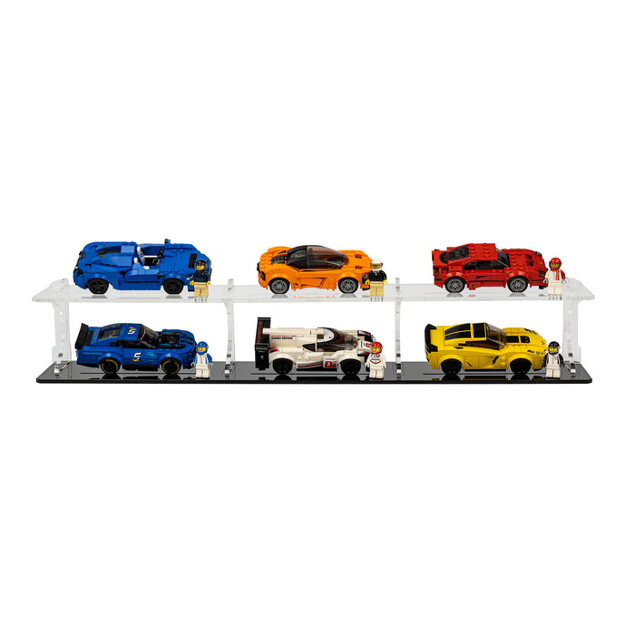 Display stand for 6x LEGO® Speed Champions Cars (2x3)