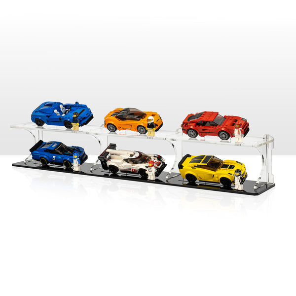Display Stand for 6x LEGO Speed Champions Cars 2x3 — Wicked Brick