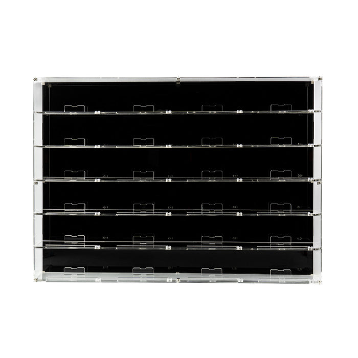 Wall mounted display case for 24x LEGO® Speed Champions Cars (6x4)