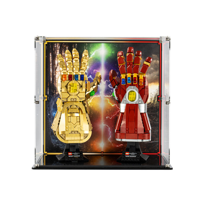 Display Case for LEGO® Infinity Gauntlet and Nano Gauntlet (76191 & 76223)