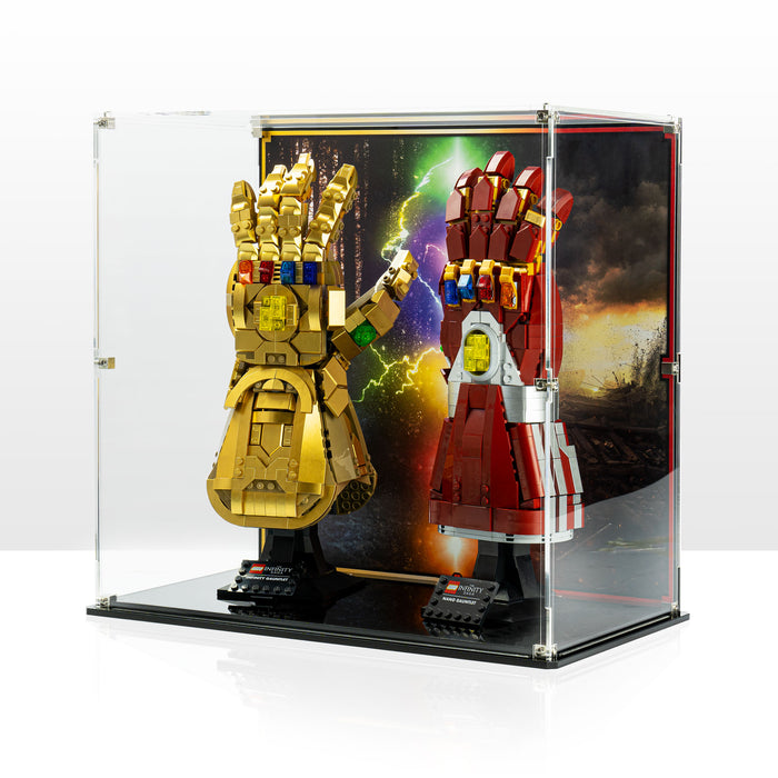 Display Case for LEGO® Infinity Gauntlet and Nano Gauntlet (76191 & 76223)