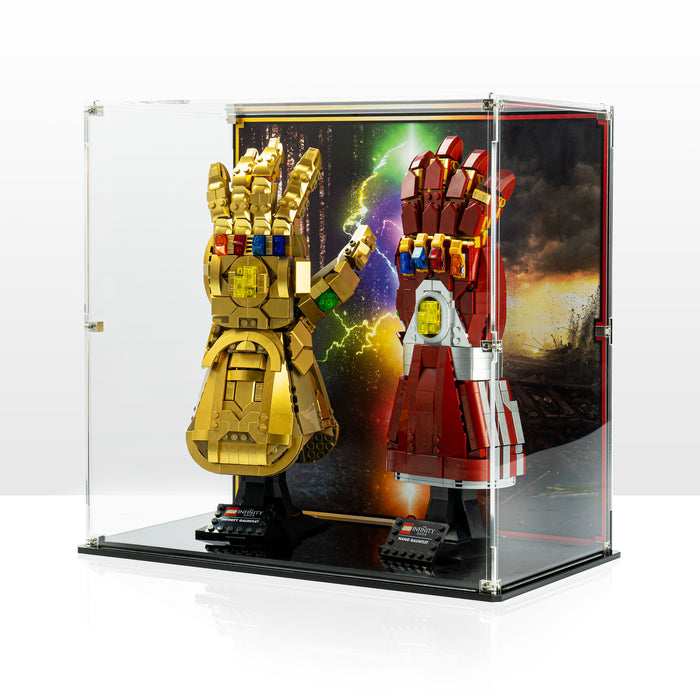 Display Case for LEGO® Infinity Gauntlet and Nano Gauntlet (76191