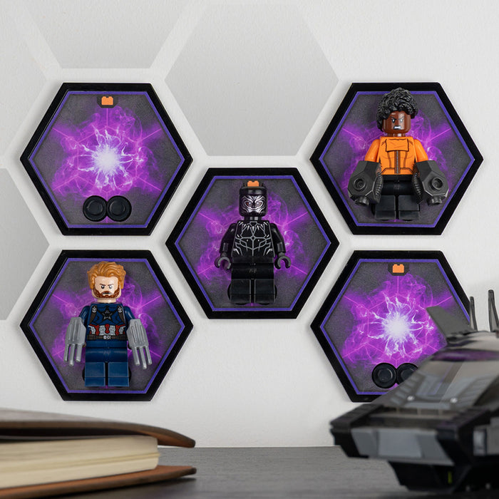 Minifigure Individual Wall Mount Display (Pack of 5)