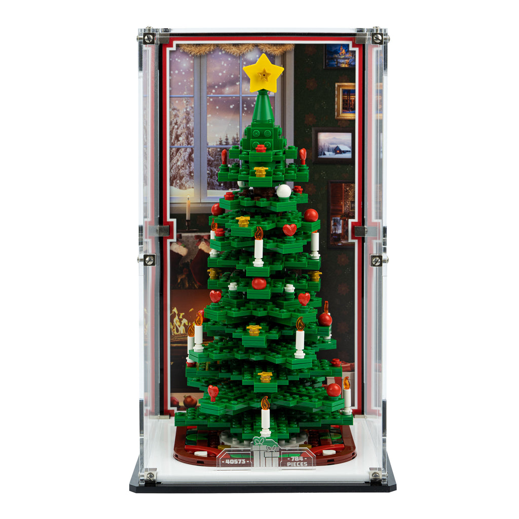 Christmas Tree Display Case for LEGO 40573