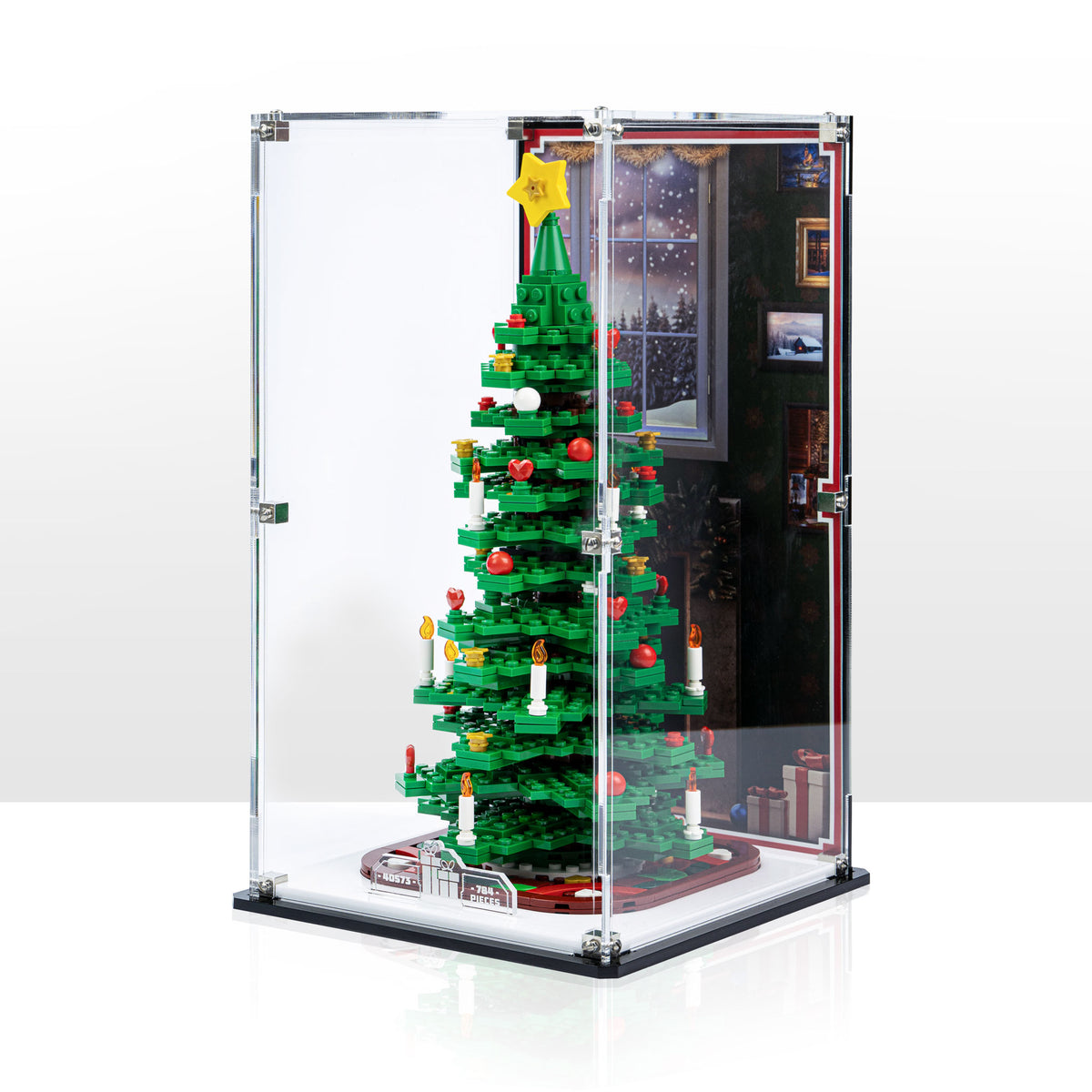 Display Case for LEGO® Christmas Tree (40573) — Wicked Brick