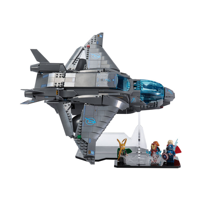 Display stand for LEGO® Marvel: The Avengers Quinjet (76248)