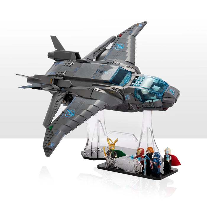 Display stand for LEGO® Marvel: The Avengers Quinjet (76248)