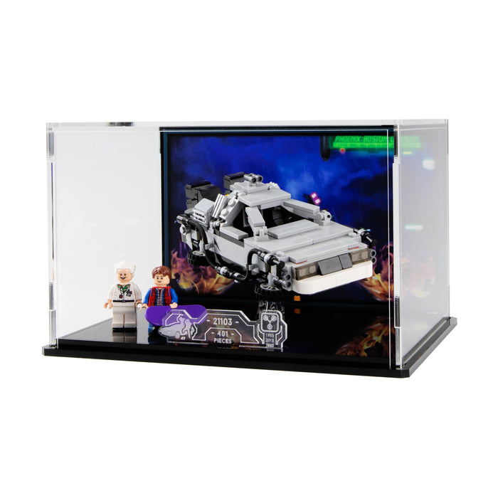 Display case for LEGO® Ideas: The DeLorean (21103)