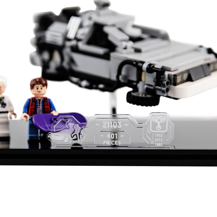 Display Case for LEGO® Ideas: The DeLorean (21103) — Wicked Brick