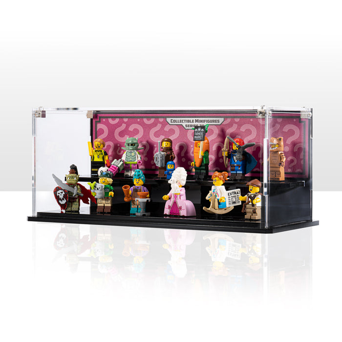 Display case for LEGO® Collectible Minifigure Series 24 (71037)